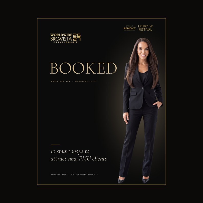 BOOKED: 10 Smart Ways to Attract New PMU Clients cover